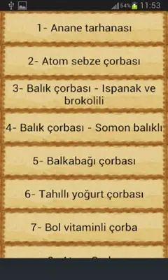 Bebeklere Çorbalar android App screenshot 5